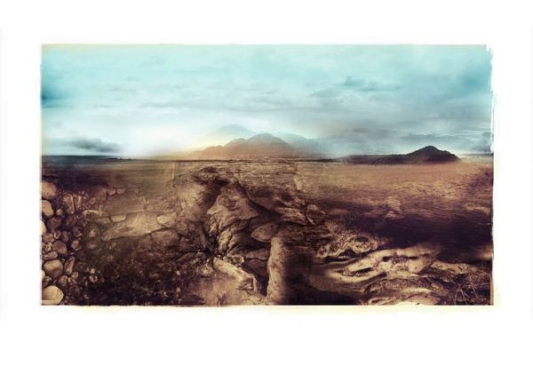Desolate landscape art inspired by the incredible geological forces that has shaped our land areas